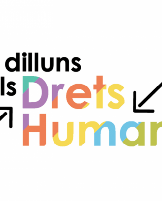 Logotip del Cicle Dilluns dels Drets Humans. Font: Cristianisme i Justícia