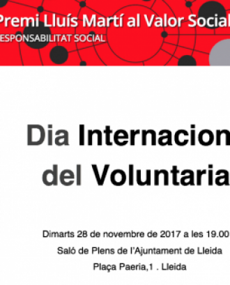 Dia Internacional del Voluntariat a Lleida