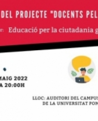 Presentació del projecte 'Docents pel dret d'asil'. Font: Universitat Pompeu Fabra.