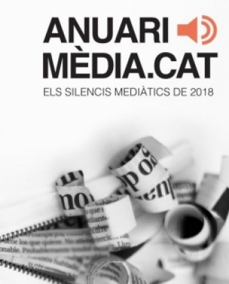 Part del cartell de la presentació de l''Anuari dels Silencis Mediàtics 2018'