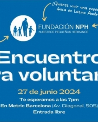 Trobada Per a Voluntaris a Barcelona