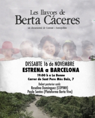 L'ambientalista i defensora dels drets humans hondurenya Berta Cáceres va ser assassinada el 2016. Font: Entrepobles.