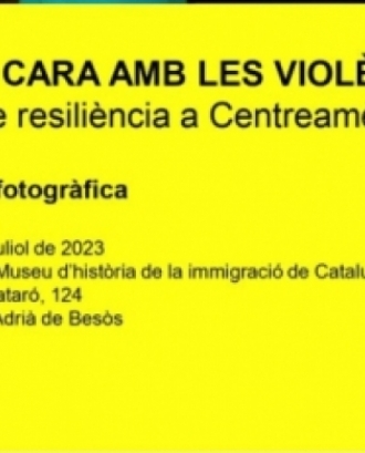 Fragment del cartell oficial de l'exposició 'Cara a cara amb les violències. Relats de resiliència a Centreamèrica'. Font: ICIP