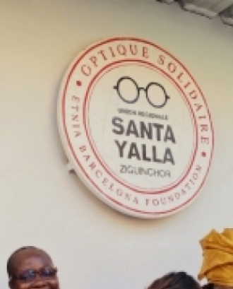 Primera òptica solidària a Santa Yalla, el Senegal. Font: Fundació Etnia Barcelona