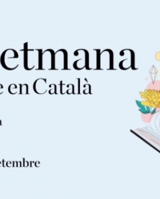 Cartell 41a Setmana del Llibre en Català. Font: Setmana del Llibre en Català