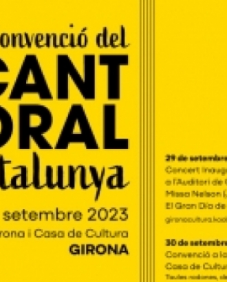 Cartell de la Convenció del Cant Coral a Catalunya. Font: Moviment Coral Català