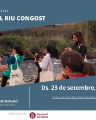 Activitat de formació per descobrir el riu Congost. Font: Associació Hàbitats
