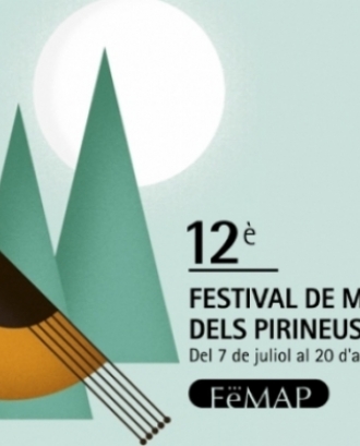 Cartell 12è Festival de Música Antiga dels Pirineus. Font: FeMAP