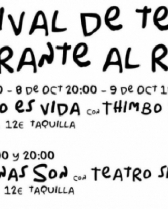 Cartell promocional del Festival de Teatre Migrant al Raval. Font: Ateneu del Raval