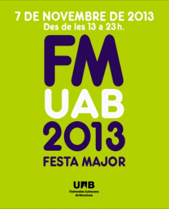 Cartell Festa Major UAB 2013 (Font: ETC, UAB)