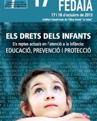 Cartell del 17è Fòrum Fedaia sobre drets dels infants