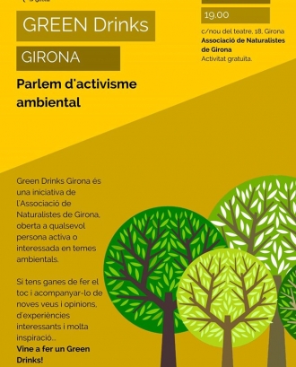 A la propera sessió de Greendrinks a Girona es parlarà d'activisme ambiental (imatge:naturalistesgirona.org)