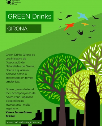 Green Drinks dimecres 5 d'abril a les 19 h a Girona (imatge: naturalistes.org)