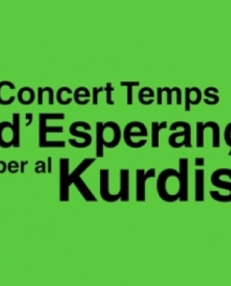 Concert Temps d'Esperança per al Kurdistan. Font: Plataforma Azadî.
