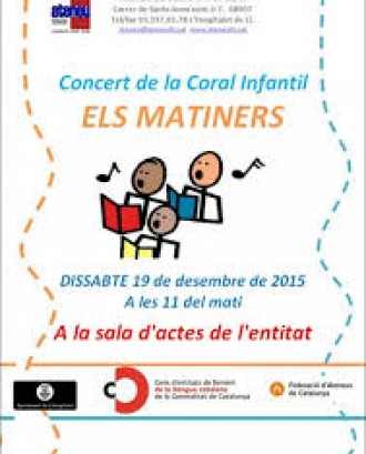 Cartell Concert Infantil Els Matiners