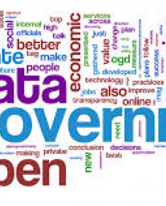 Imatge on hi ha diferents paraules que fan referència al govern obert. Font: web localret.cat