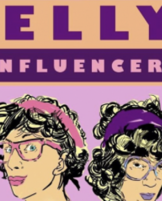 Fragment del cartell oficial de 'Les Kelly's Influencers'. Font: Companyia Cocorocó