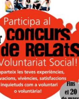 Logotip 3r Concurs de Relats de Voluntariat Social