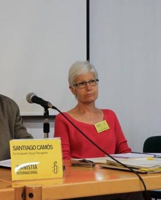 Maria Cañadas, presidenta d'Amnistia Internacional Catalunya. Font: amnistiacatalunya.org