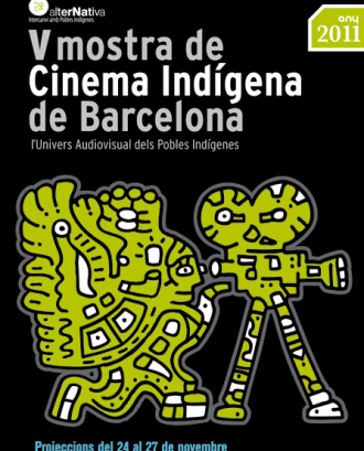 Cartell de la 5a Mostra de Cinema Indígena de Barcelona