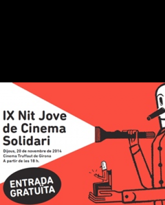 Cartell de la 9a Nit Jove de Cinema Solidari a Girona