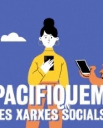 L’objectiu de la sessió és presentar el projecte 'Pacifiquem les xarxes socials'. Font: Fundipau.