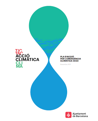 Logotip Pla d'Acció per l'Emergència Climàtica 2030. Font: Ajuntament de Barcelona