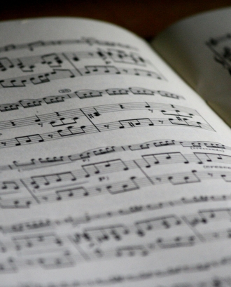 Partitura de música. Font: Pixabay