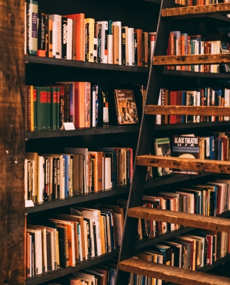 Biblioteca amb llibres a les lleixes. Font: Pexels - Ricky Esquivel