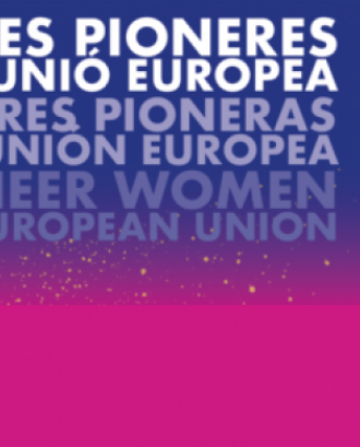 Exposició 'Dones pioneres de la Unió Europea'. Font: Fundació Solidaritat UB