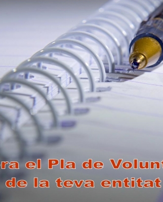 Elabora el Pla de Voluntariat de la teva entitat