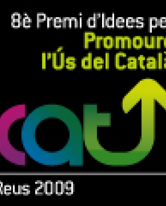 Cartell 8è Premi d'Idees per Promoure l'Ús del Català