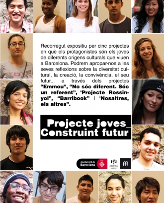 Cartell de l'exposició "Projecte joves_Contruint futur"