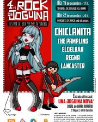 Cartell 4rt Festival Rock de Joguina