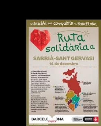 Imatge Ruta Solidària Sarria-Sant Gervasi. Font: web Ajuntament de Barcelona