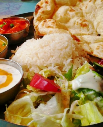 Menjar del Nord de la Índia. Font: Wikipedia