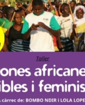 Fragment del cartell oficial del taller 'Dones africanes, visibles i feministes'. Font: Enginyeria Sense Fronteres