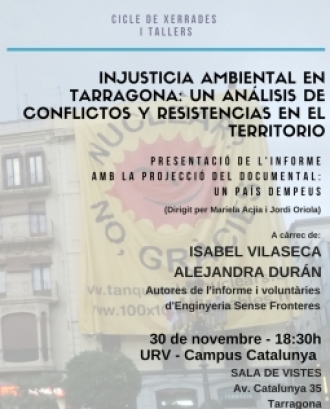 La presentació, anirà acompanyada amb la projecció del documental ‘Un país dempeus’ de Mariela Acja i Jordi Oriala. Font: Enginyeria Sense Fronteres.
