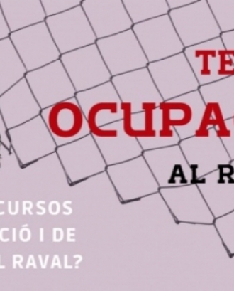 Cartell de l'acte 'Teixim Ocupació'.