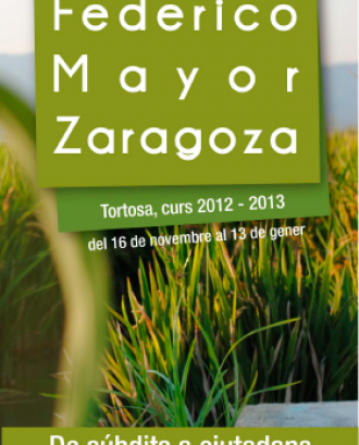 6a convocatòria del Premi Federico Mayor Zaragoza