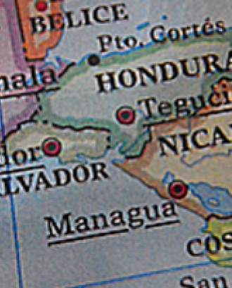 Mapa Amèrica Central. Font: Casa Amèrica Catalunya