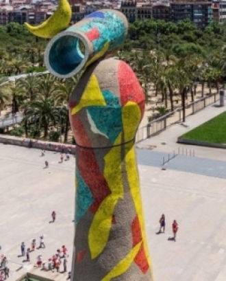 Vine a moure el parc de Joan Miró.