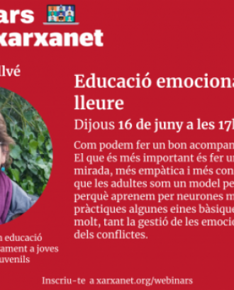 Webinar: 'Educació emocional en el lleure'