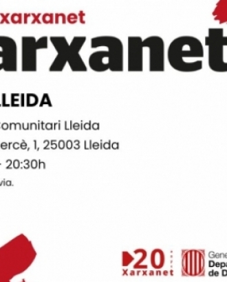Lleida: Trobada amb entitats col·laboradores de Xarxanet. Font: Xarxanet