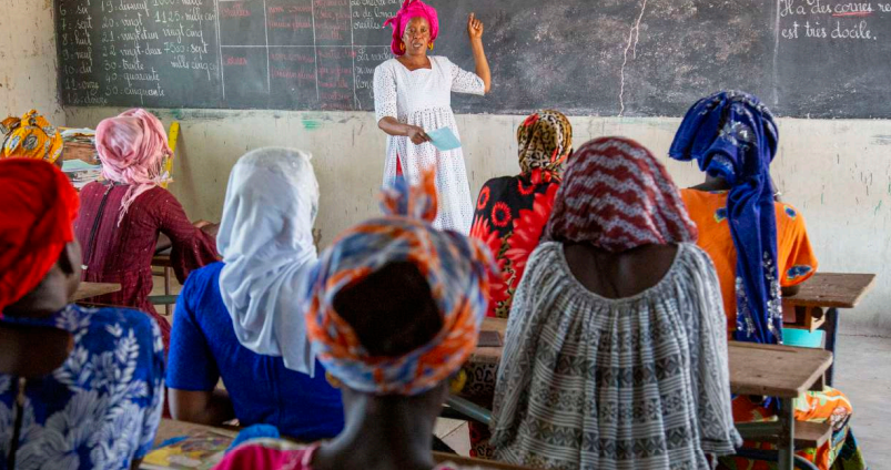 Una escola al Senegal. Font: Fundació Guné