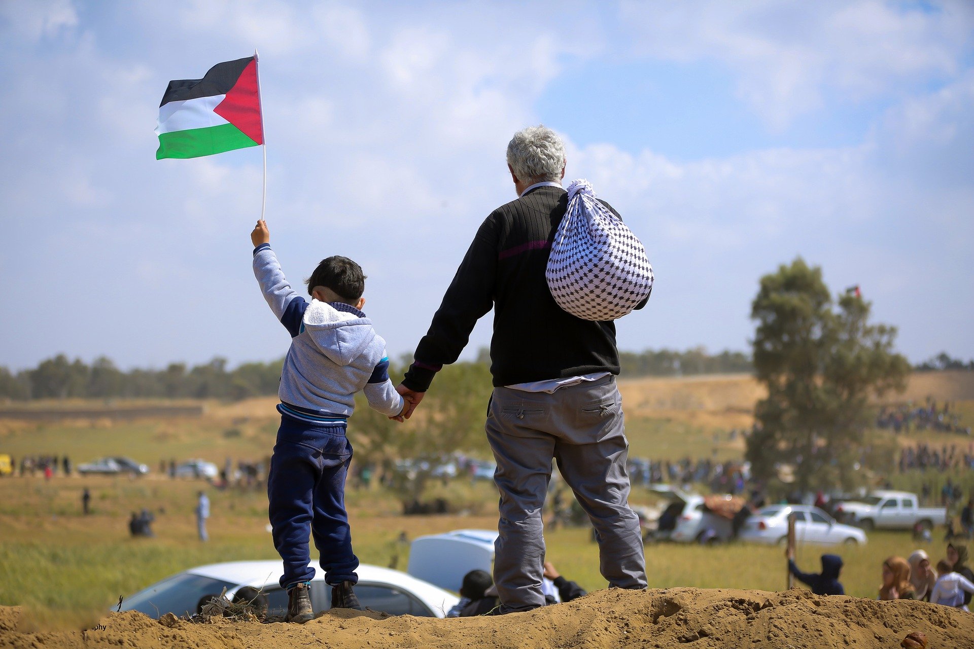 Les entitats demanen la pau per Palestina. Font: Llicència CC